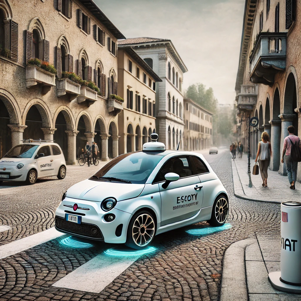 Test pionnier de voiture autonome en Italie